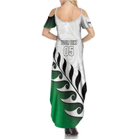 Custom New Zealand Football Family Matching Summer Maxi Dress and Hawaiian Shirt Go Aotearoa LT05 - Polynesian Pride