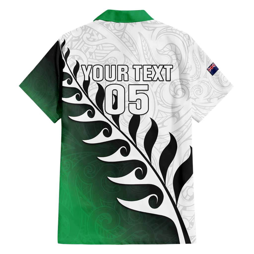 Custom New Zealand Football Hawaiian Shirt Go Aotearoa