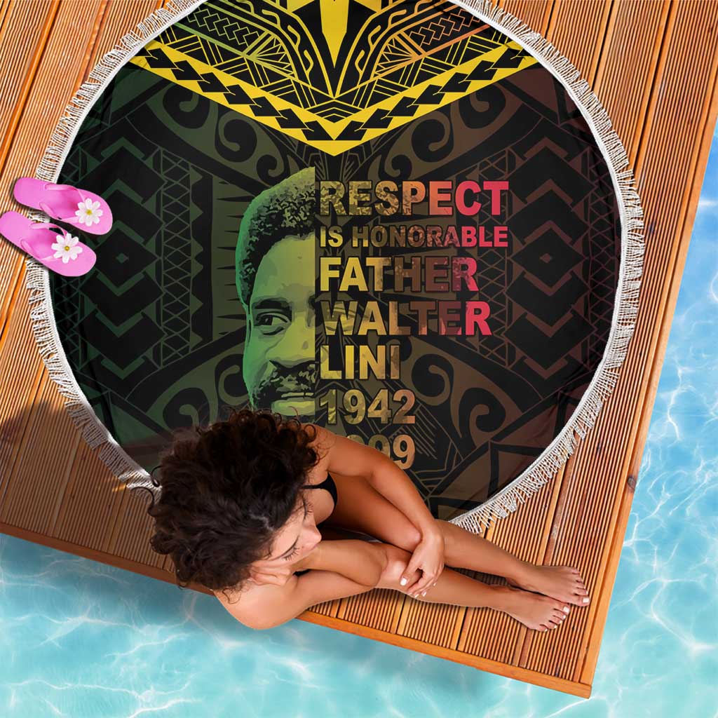 Happy Vanuatu Father Lini Day Beach Blanket