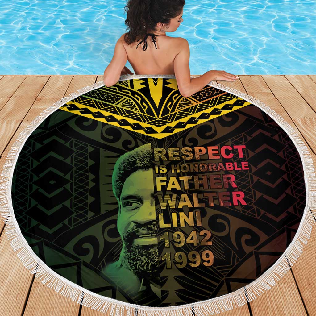 Happy Vanuatu Father Lini Day Beach Blanket