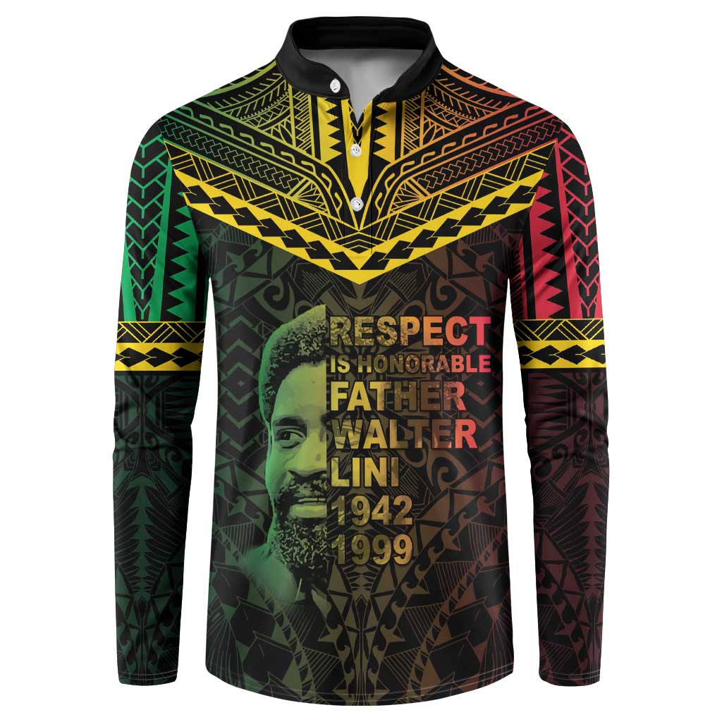 Happy Vanuatu Father Lini Day Button Sweatshirt