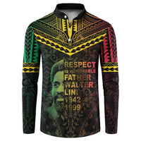 Happy Vanuatu Father Lini Day Button Sweatshirt