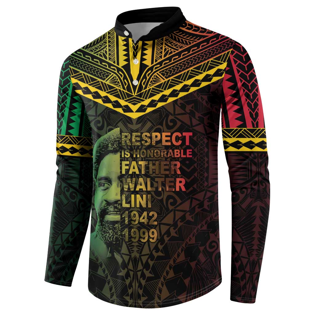 Happy Vanuatu Father Lini Day Button Sweatshirt