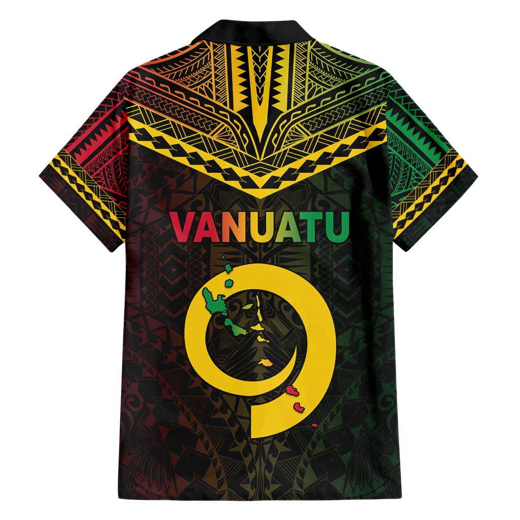 Happy Vanuatu Father Lini Day Family Matching Short Sleeve Bodycon Dress and Hawaiian Shirt LT05 - Polynesian Pride