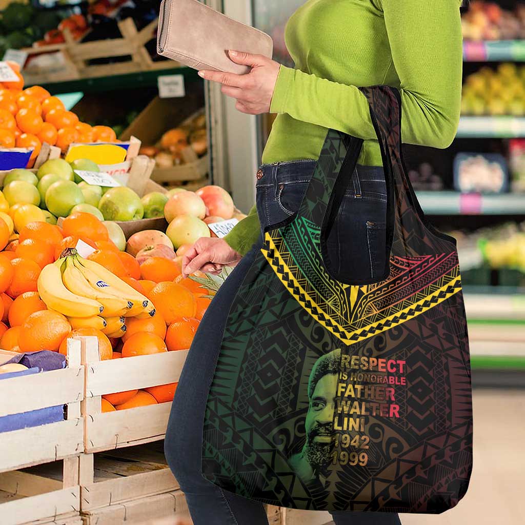 Happy Vanuatu Father Lini Day Grocery Bag