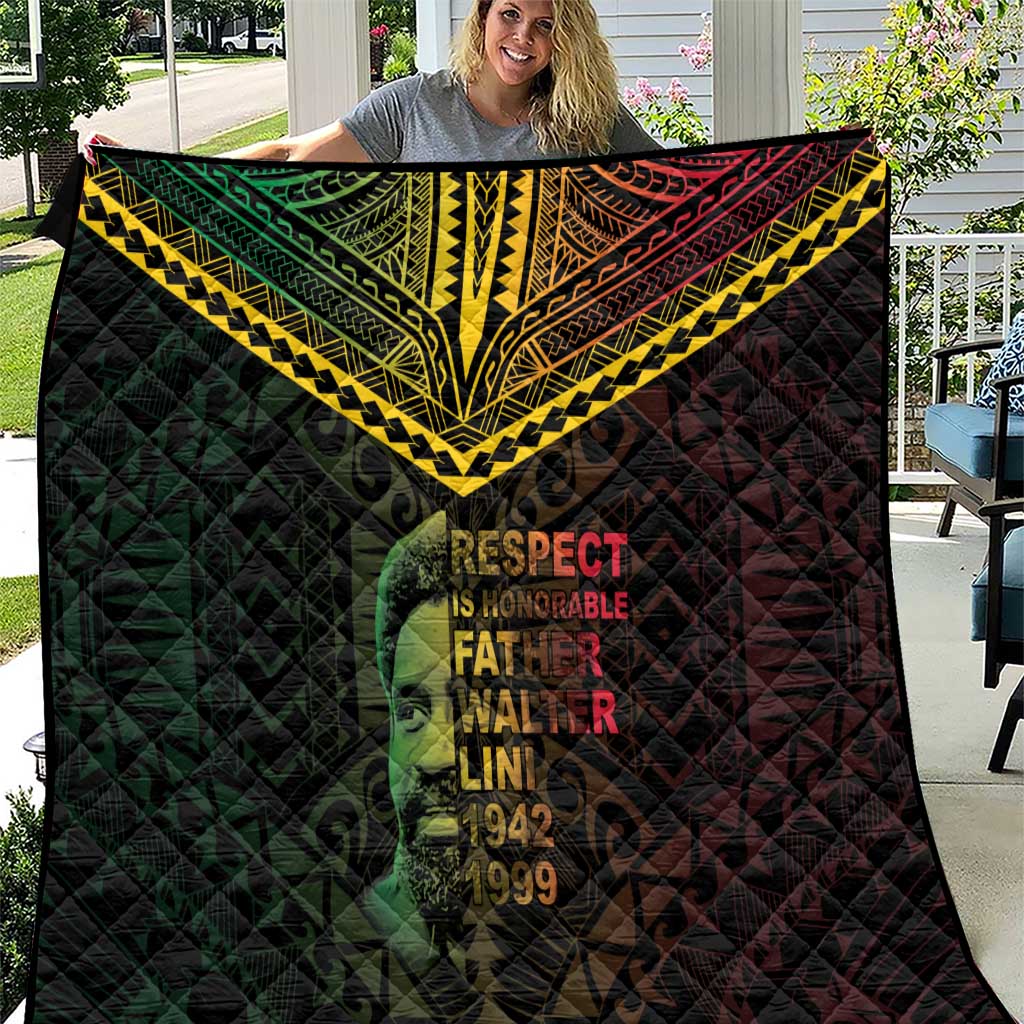 Happy Vanuatu Father Lini Day Quilt