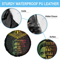 Happy Vanuatu Father Lini Day Spare Tire Cover