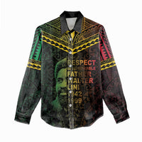 Happy Vanuatu Father Lini Day Women Casual Shirt