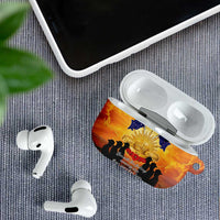 ANZAC Day AirPods Case Remembrance Tribute Soldiers And Poppy Field