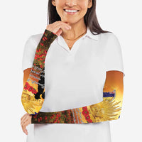 ANZAC Day Arm Sleeves Remembrance Tribute Soldiers And Poppy Field