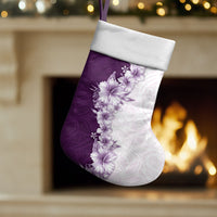 Hawaii Hibiscus Flowers Christmas Stocking Purple Polynesian Pattern LT05 Set of 2 Purple - Polynesian Pride