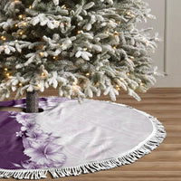 Hawaii Hibiscus Flowers Tree Skirt Purple Polynesian Pattern LT05 - Polynesian Pride