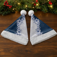 Hawaii Hibiscus Flowers Christmas Santa Hat Blue Polynesian Pattern LT05 - Polynesian Pride