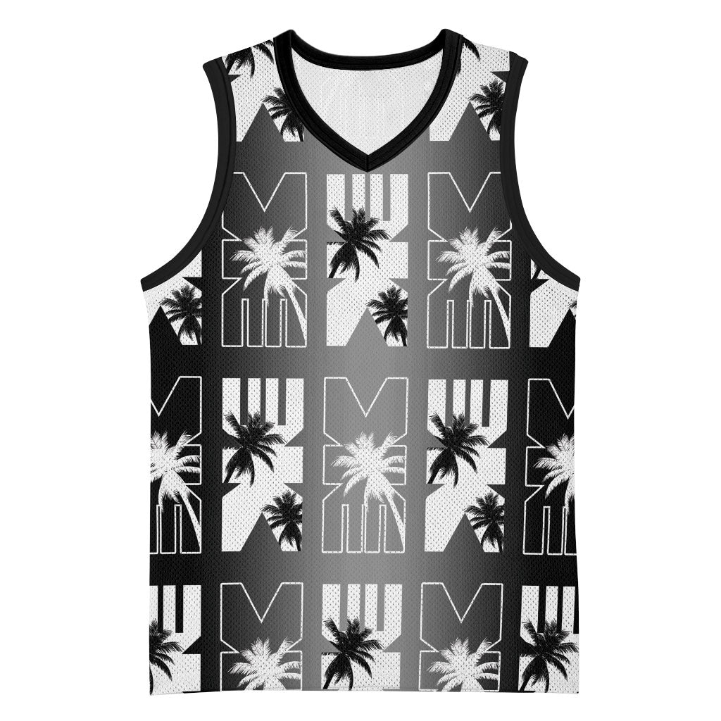 Bula Fiji Basketball Jersey Black Makare Masi Tapa Pattern LT05 Unisex Black - Polynesian Pride