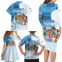 Fiji Day Family Matching Long Sleeve Bodycon Dress and Hawaiian Shirt Proud To Be Fijian LT05 - Polynesian Pride