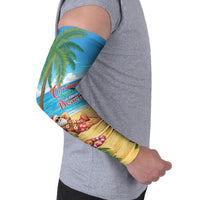 Hawaii Jolly Christmas Arm Sleeves Xmas Is Better At The Beach LT05 - Polynesian Pride