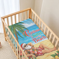 Hawaii Jolly Christmas Baby Bed Cover Xmas Is Better At The Beach LT05 - Polynesian Pride