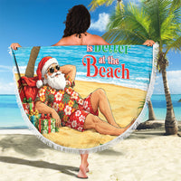 Hawaii Jolly Christmas Beach Blanket Xmas Is Better At The Beach LT05 - Polynesian Pride