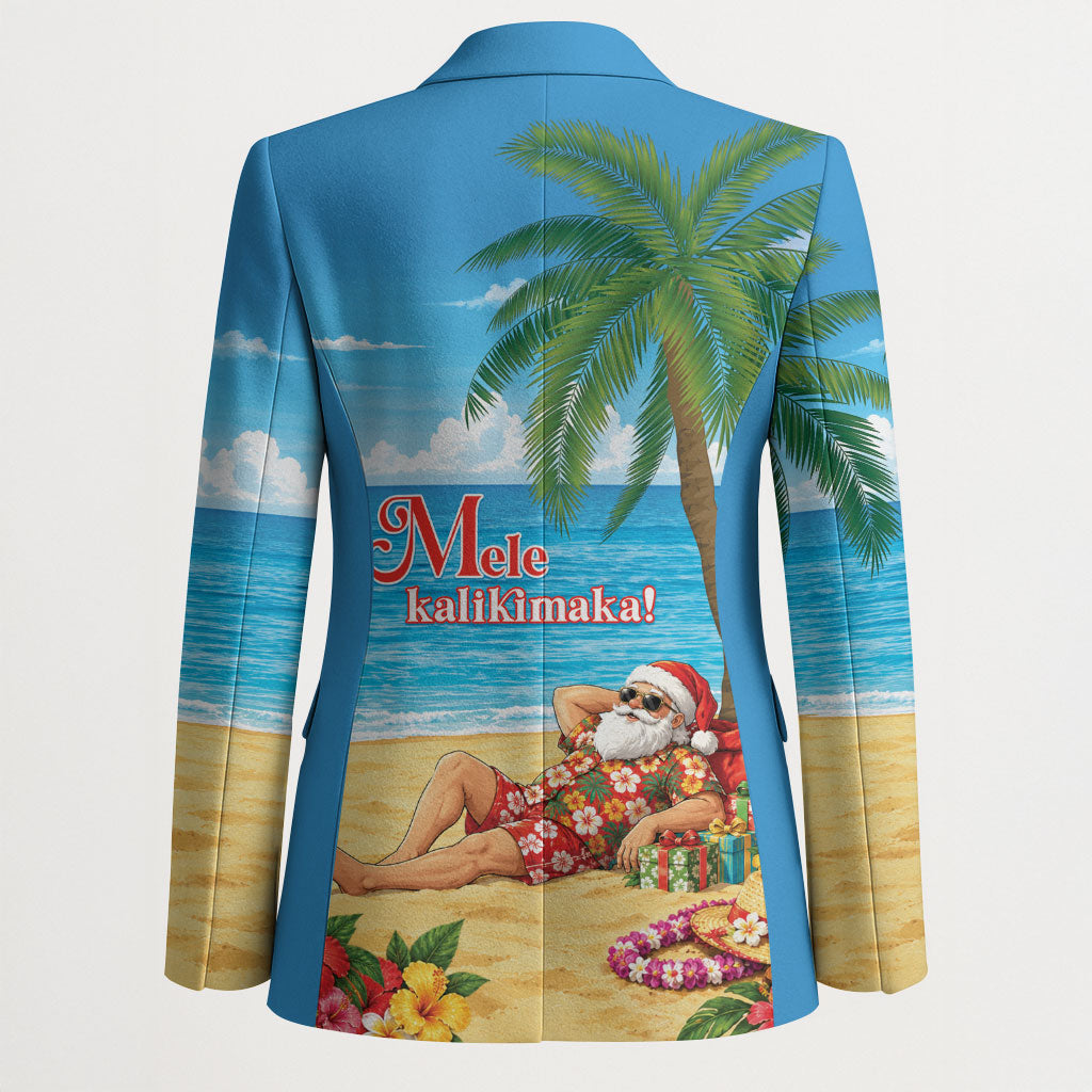 Hawaii Jolly Christmas Blazer Xmas Is Better At The Beach LT05 - Polynesian Pride