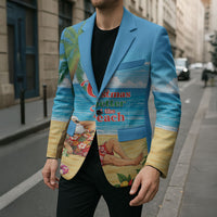 Hawaii Jolly Christmas Blazer Xmas Is Better At The Beach LT05 - Polynesian Pride