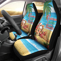 Hawaii Jolly Christmas Car Seat Cover Xmas Is Better At The Beach LT05 - Polynesian Pride