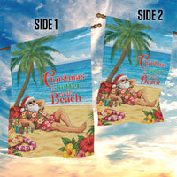Hawaii Jolly Christmas Garden Flag Xmas Is Better At The Beach LT05 - Polynesian Pride