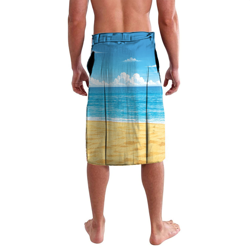 Hawaii Jolly Christmas Lavalava Xmas Is Better At The Beach LT05 - Polynesian Pride