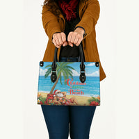 Hawaii Jolly Christmas Leather Bag Xmas Is Better At The Beach LT05 - Polynesian Pride