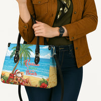 Hawaii Jolly Christmas Leather Bag Xmas Is Better At The Beach LT05 - Polynesian Pride