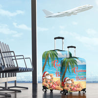 Hawaii Jolly Christmas Luggage Cover Xmas Is Better At The Beach LT05 - Polynesian Pride