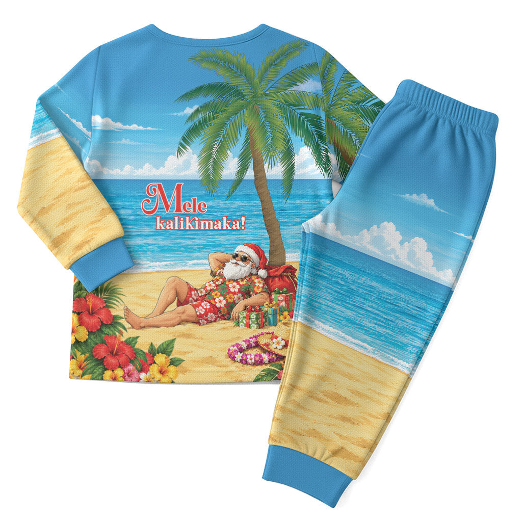 Hawaii Jolly Christmas Pajama Set Xmas Is Better At The Beach LT05 - Polynesian Pride