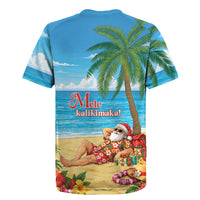 Hawaii Jolly Christmas Rugby Jersey Xmas Is Better At The Beach LT05 - Polynesian Pride