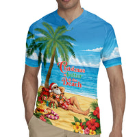 Hawaii Jolly Christmas Rugby Jersey Xmas Is Better At The Beach LT05 - Polynesian Pride
