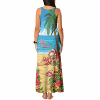 Hawaii Jolly Christmas Tank Maxi Dress Xmas Is Better At The Beach LT05 - Polynesian Pride
