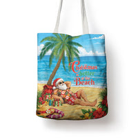 Hawaii Jolly Christmas Tote Bag Xmas Is Better At The Beach LT05 - Polynesian Pride