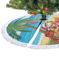 Hawaii Jolly Christmas Tree Skirt Xmas Is Better At The Beach LT05 - Polynesian Pride