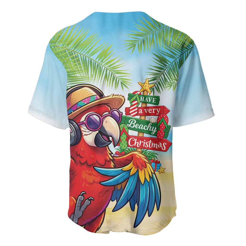 Hawaii Christmas Baseball Jersey Have A Very Beachy Christmas LT05 - Polynesian Pride