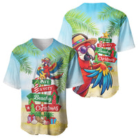 Hawaii Christmas Baseball Jersey Have A Very Beachy Christmas LT05 - Polynesian Pride