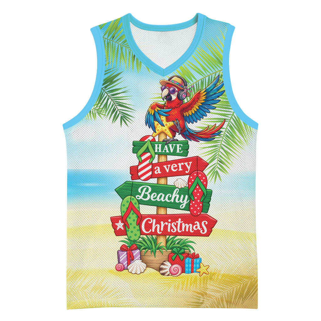 Hawaii Christmas Basketball Jersey Have A Very Beachy Christmas LT05 Unisex Multicolor - Polynesian Pride