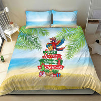 Hawaii Christmas Bedding Set Have A Very Beachy Christmas LT05 - Polynesian Pride