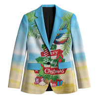 Hawaii Christmas Blazer Have A Very Beachy Christmas LT05 Unisex Multicolor - Polynesian Pride