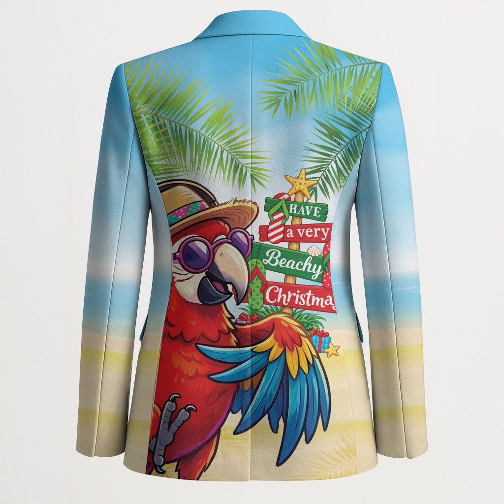 Hawaii Christmas Blazer Have A Very Beachy Christmas LT05 - Polynesian Pride