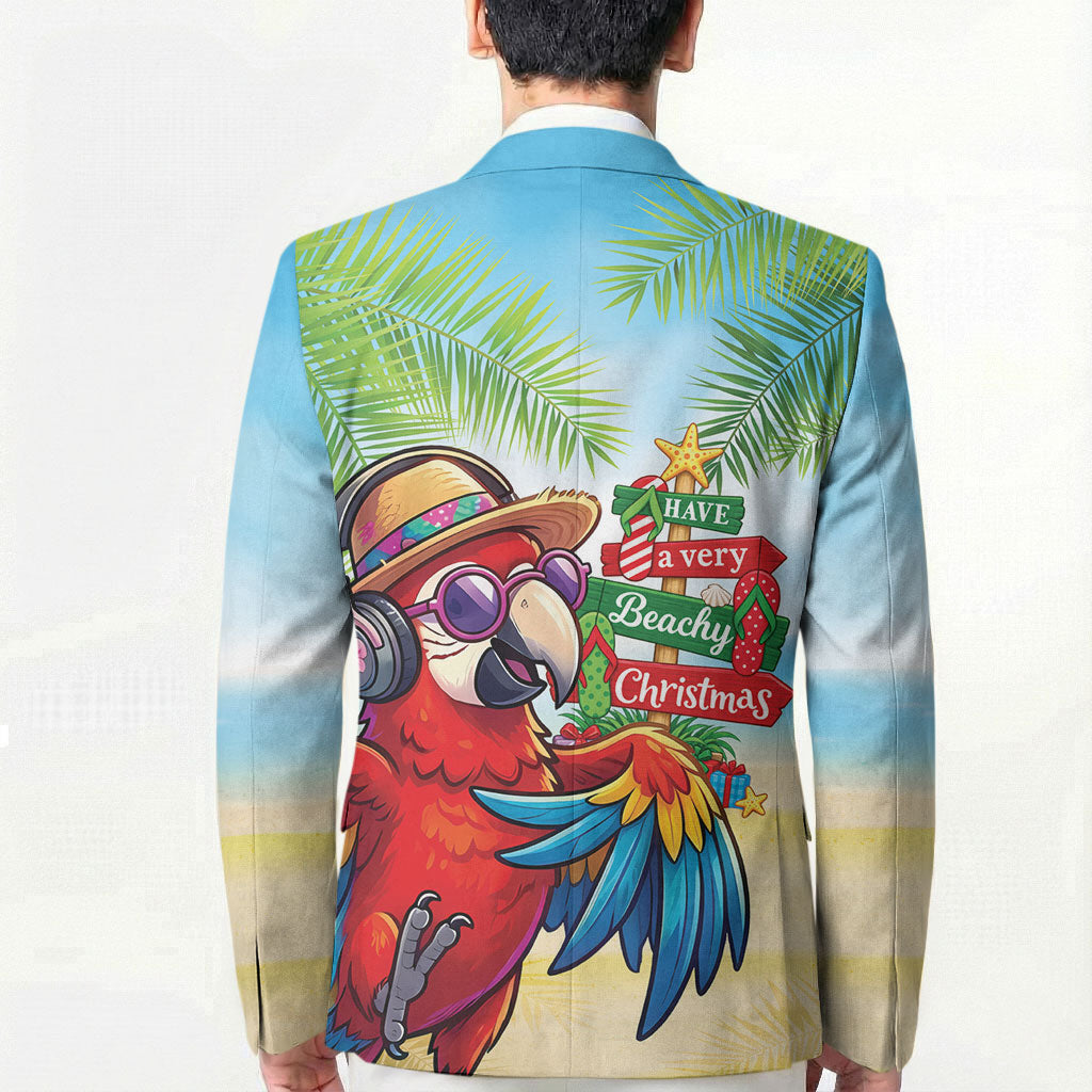 Hawaii Christmas Blazer Have A Very Beachy Christmas LT05 - Polynesian Pride