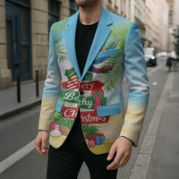 Hawaii Christmas Blazer Have A Very Beachy Christmas LT05 - Polynesian Pride