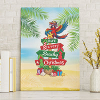 Hawaii Christmas Canvas Wall Art Have A Very Beachy Christmas LT05 Without Frame Multicolor - Polynesian Pride