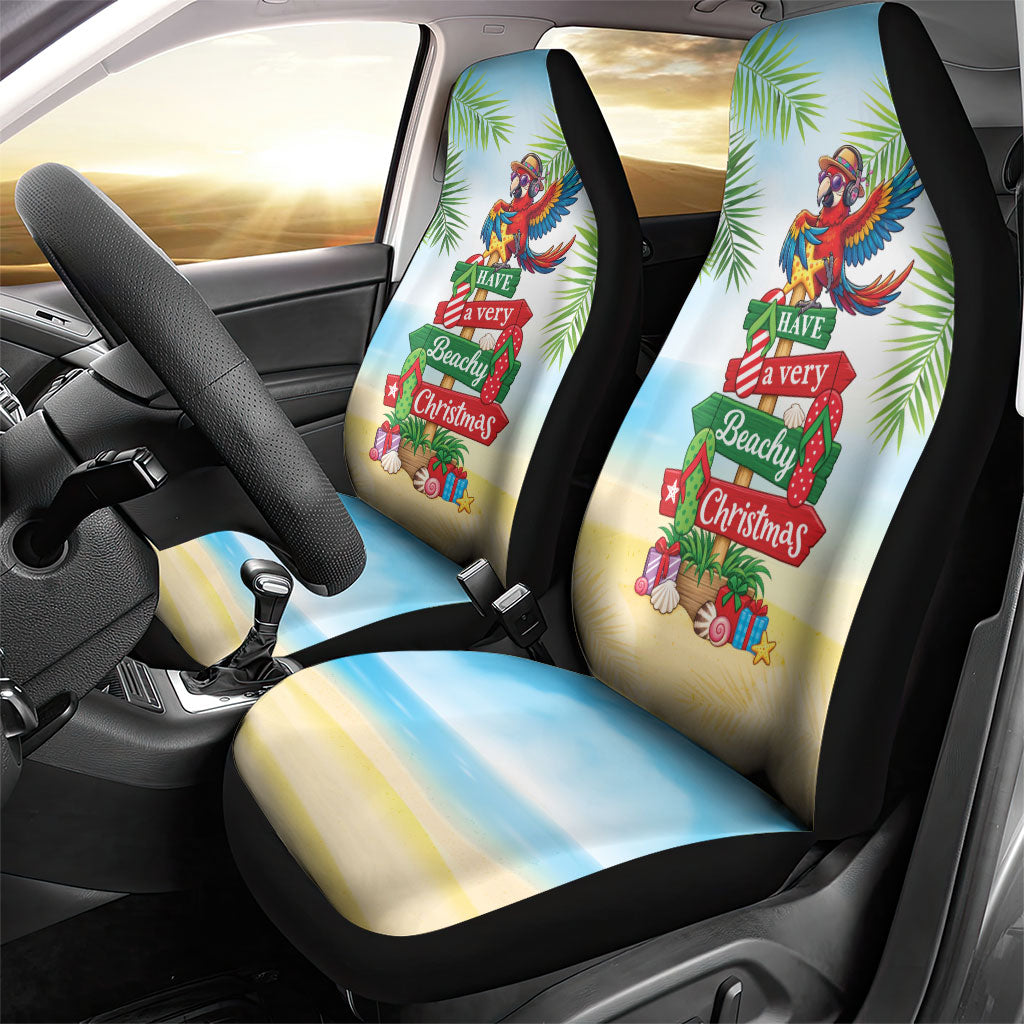 Hawaii Christmas Car Seat Cover Have A Very Beachy Christmas LT05 - Polynesian Pride
