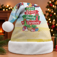 Hawaii Christmas Santa Hat Have A Very Beachy Christmas LT05 Without Fur Multicolor - Polynesian Pride