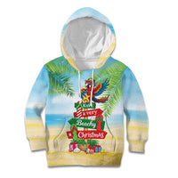 Hawaii Christmas Kid Hoodie Have A Very Beachy Christmas LT05 Hoodie Multicolor - Polynesian Pride