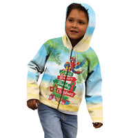 Hawaii Christmas Kid Hoodie Have A Very Beachy Christmas LT05 - Polynesian Pride