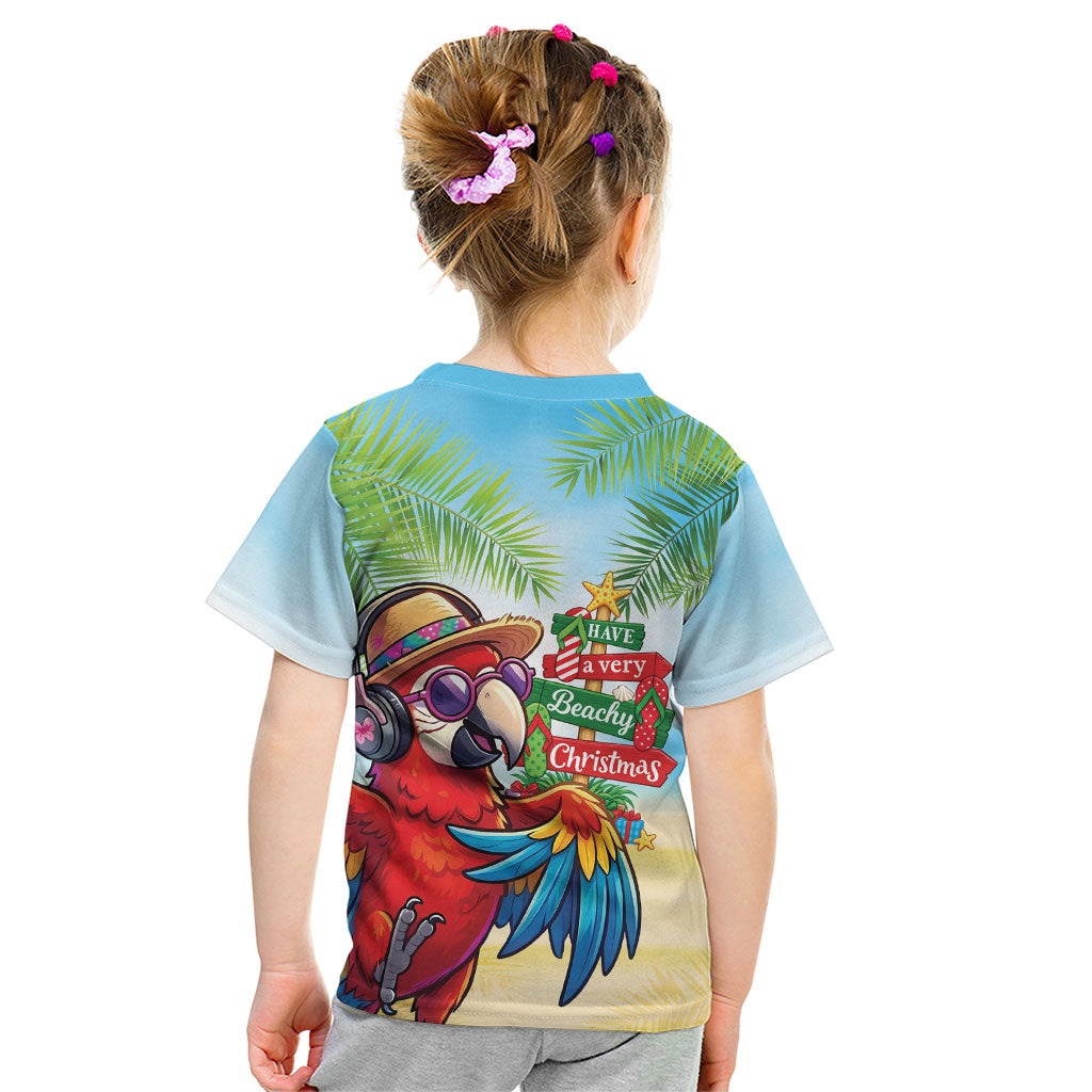 Hawaii Christmas Kid T Shirt Have A Very Beachy Christmas LT05 - Polynesian Pride